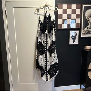 2X Anthro halter dress